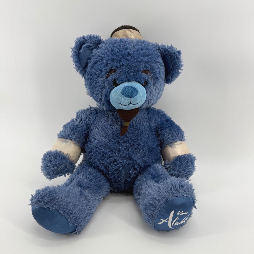 Build-A-Bear Disney Aladdin Genie Blue Plush Teddy Bear 027184 2019